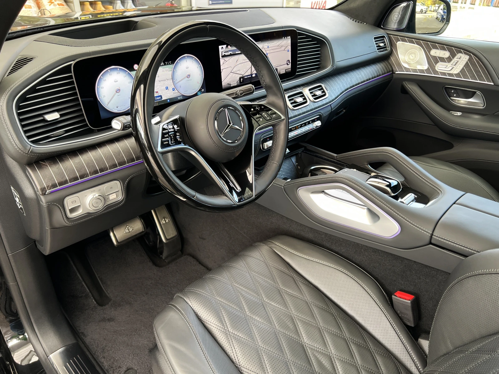 Mercedes-Benz GLS 600 MAYBACH/NIGHT SERIES/BURM 4D/TV/HEAD UP/PANO/360/ - изображение 9