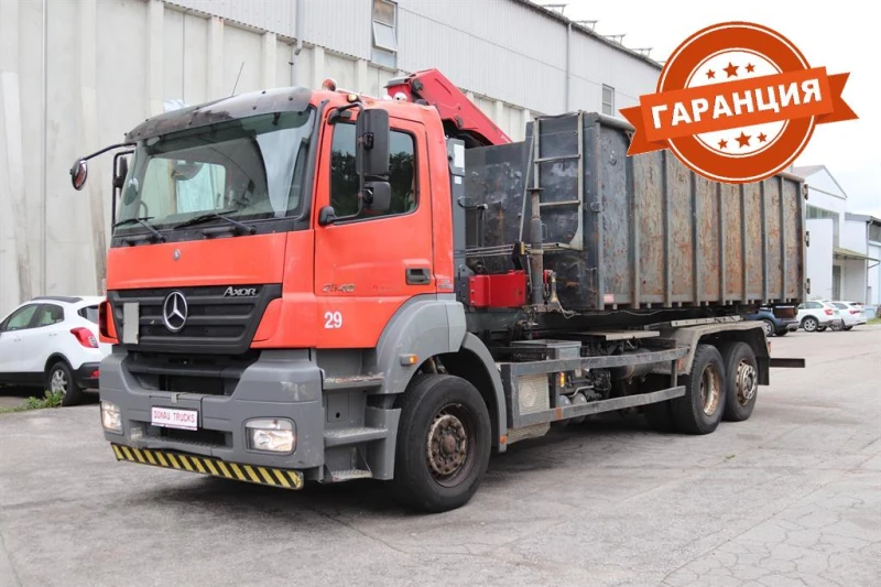 Mercedes-Benz Actros Axor 2540 + Кран, снимка 1 - Камиони - 45581323