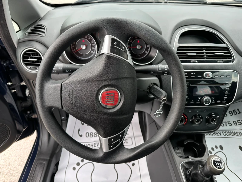 Fiat Punto 1.3-multijet-75hp-EVO-144.000km-CITY-TOP-NEW-m, снимка 11 - Автомобили и джипове - 49848240