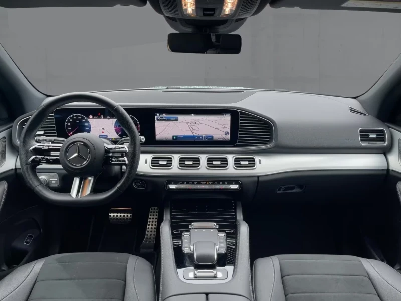 Mercedes-Benz GLE 450 4MATIC/367HP/NIGHT/PANO/360/BRUM/MEMO/AHK/415g, снимка 10 - Автомобили и джипове - 51974491