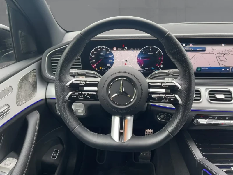 Mercedes-Benz GLE 450 4MATIC/367HP/NIGHT/PANO/360/BRUM/MEMO/AHK/415g, снимка 11 - Автомобили и джипове - 51974491