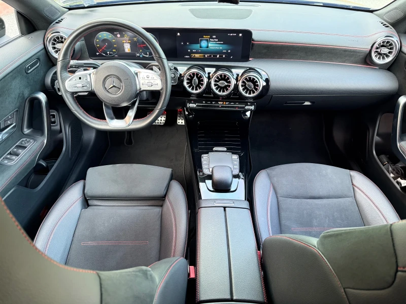 Mercedes-Benz CLA 220 AMG45s* DISTRONIC* ПОДГРЕВ* КАМЕРА* LineAss* TOP* , снимка 12 - Автомобили и джипове - 51837736