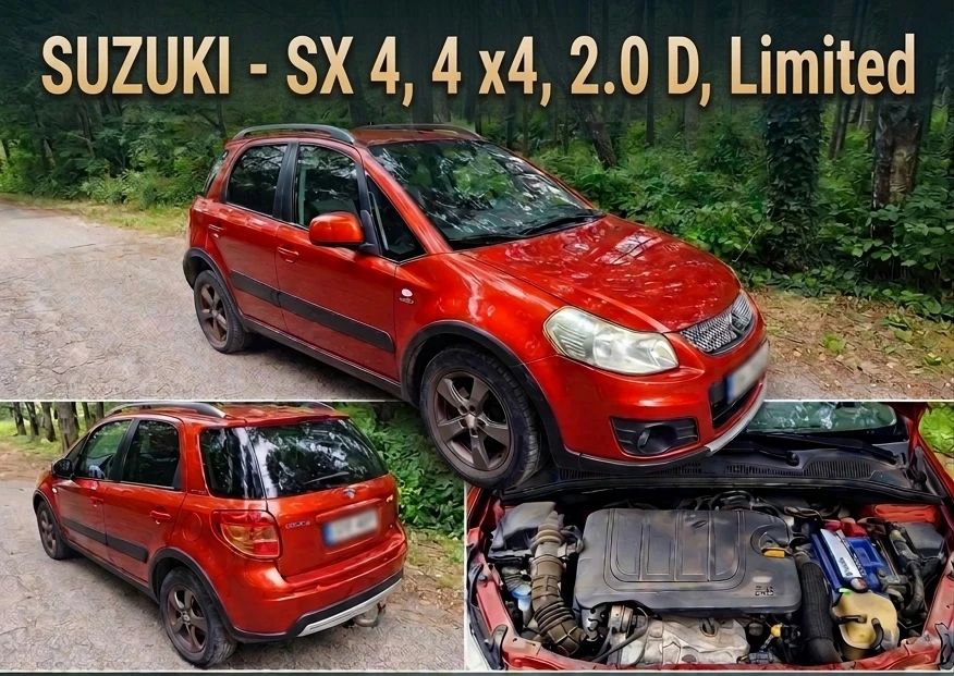 Suzuki SX4 2, 0 дизел , 4х4 автопилот , снимка 2 - Автомобили и джипове - 55451944