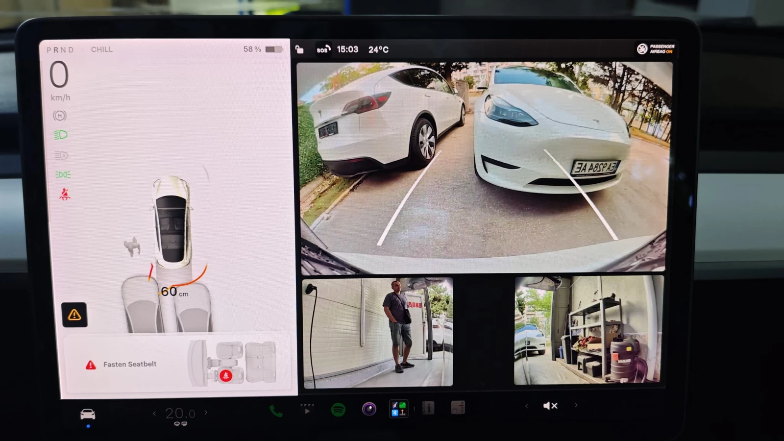 Tesla Model 3 LONG RANGE AWD, снимка 17 - Автомобили и джипове - 54599269