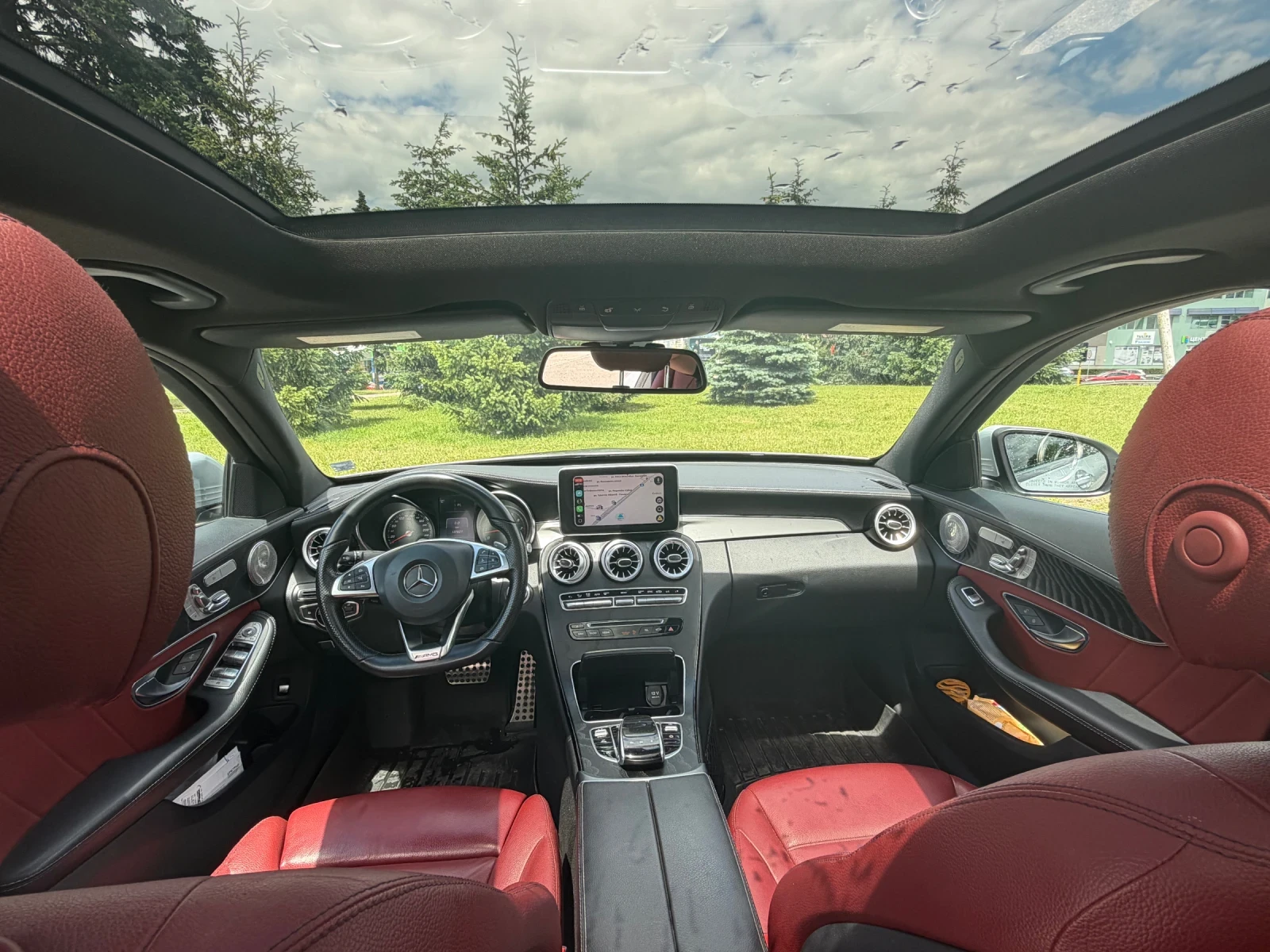 Mercedes-Benz C 300 4MATIC   AMG Pack   ПАНОРАМА   КАМЕРА, снимка 11 - Автомобили и джипове - 54894108