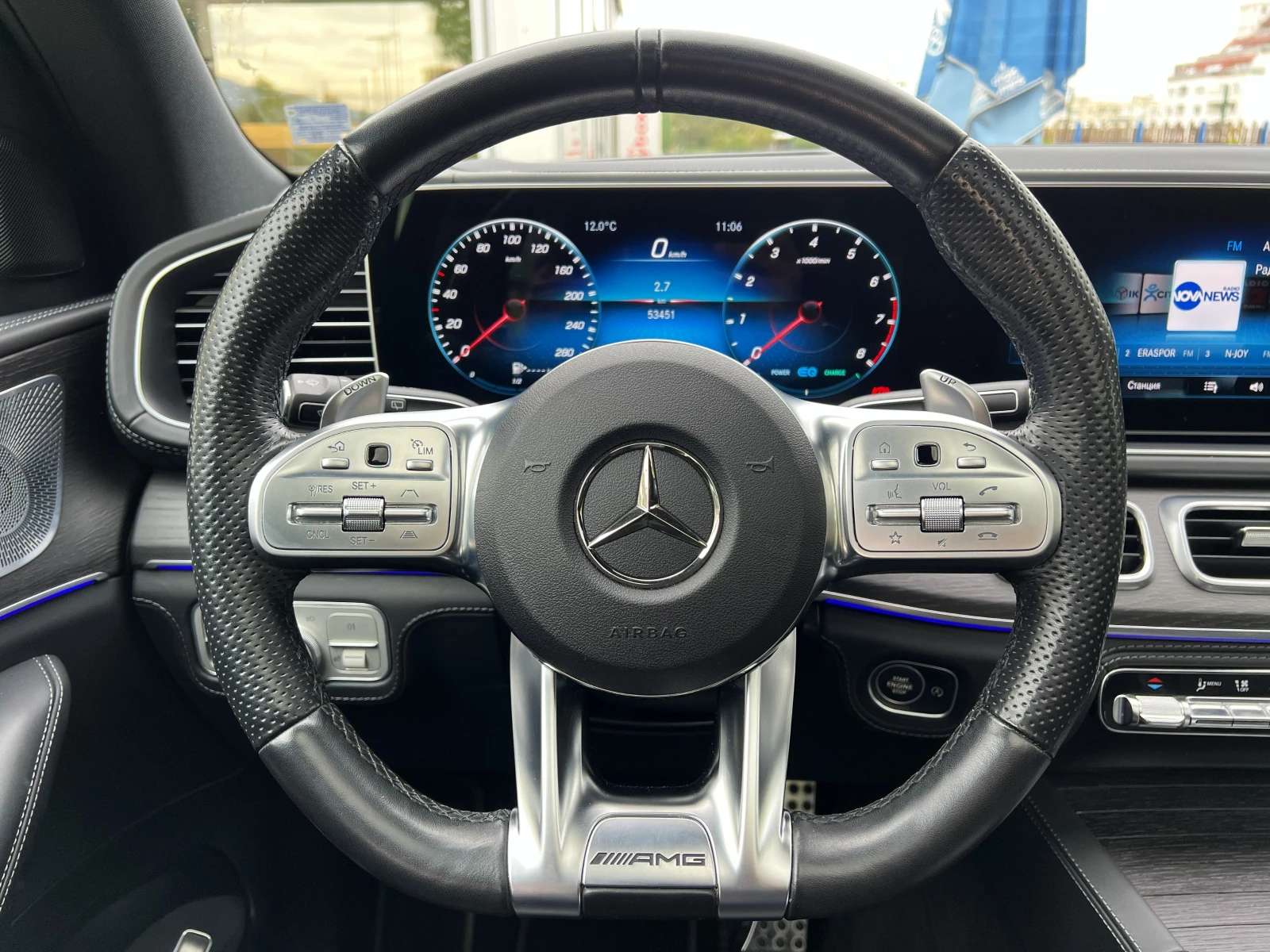 Mercedes-Benz GLE 53 4MATIC TRACK PACE / HUD / PANO / MULTIBEAM / BURM / 360 /, снимка 11 - Автомобили и джипове - 56222626