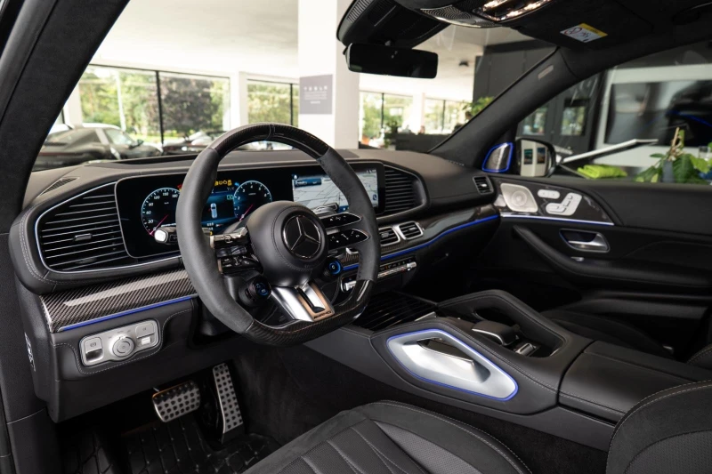 Mercedes-Benz GLS 63 AMG /4-MATIC/FACELIFT/CARBON/BURM 4D/PANO/EXCLUSIV/TV/, снимка 9 - Автомобили и джипове - 52049081