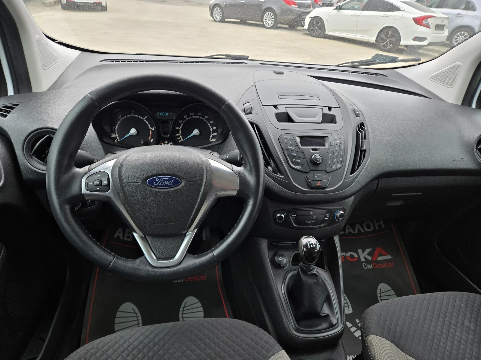 Ford Transit Courier-1.5D-95кс= ПЪТНИЧЕСКИ= EURO 6B, снимка 11 - Бусове и автобуси - 53890320