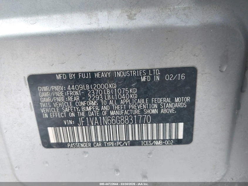 Subaru WRX 2.0l Limited, снимка 9 - Автомобили и джипове - 54363336