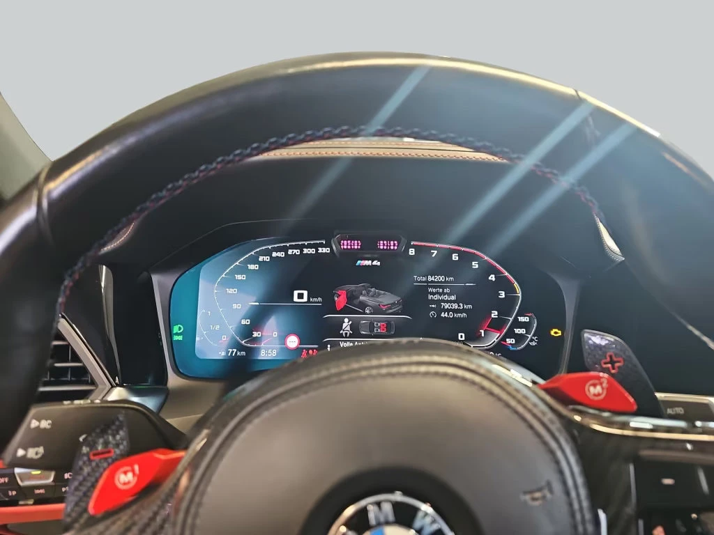 BMW M4 COMPETITION/xDRIVE/510HP/CABRIO/LASER/H&K/360/383z, снимка 10 - Автомобили и джипове - 54408141