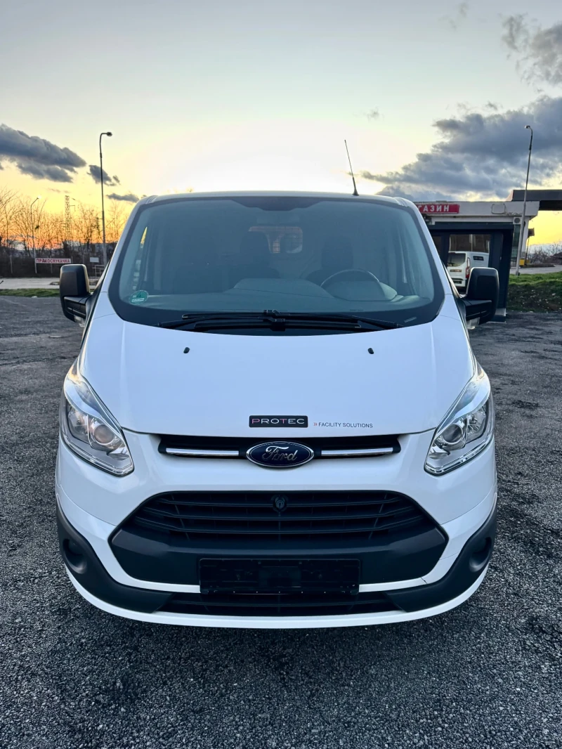 Ford Transit Custom 2.2 TDCI 125кс, Климатик, Автопилот , Теглич, ТОП , снимка 2 - Бусове и автобуси - 53566982