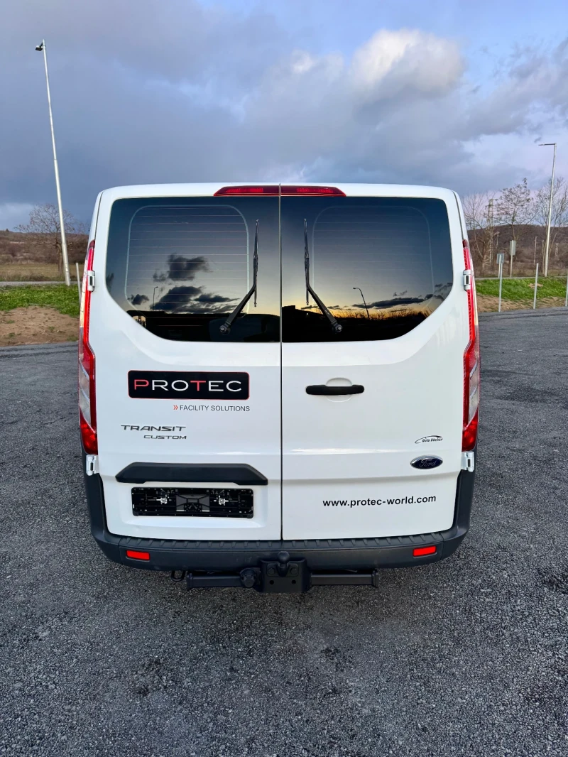 Ford Transit Custom 2.2 TDCI 125кс, Климатик, Автопилот , Теглич, ТОП , снимка 7 - Бусове и автобуси - 53566982