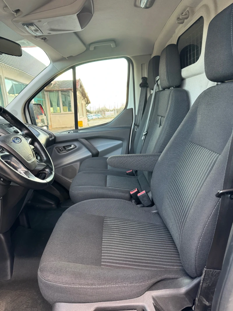 Ford Transit Custom 2.2 TDCI 125кс, Климатик, Автопилот , Теглич, ТОП , снимка 13 - Бусове и автобуси - 53566982