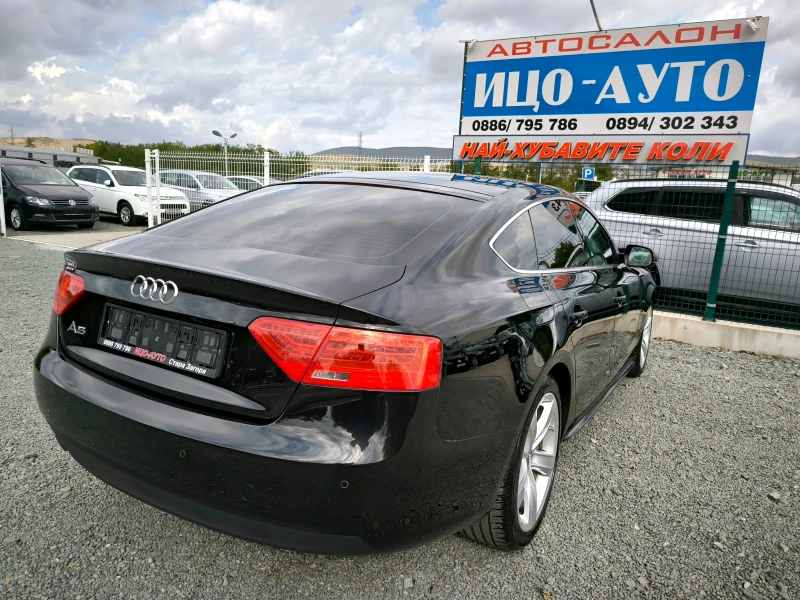 Audi A5 2, 0TDi-143k.c.-ABTOMAT, FACELiFT, RECARO, НАВИ, L, снимка 6 - Автомобили и джипове - 47236327