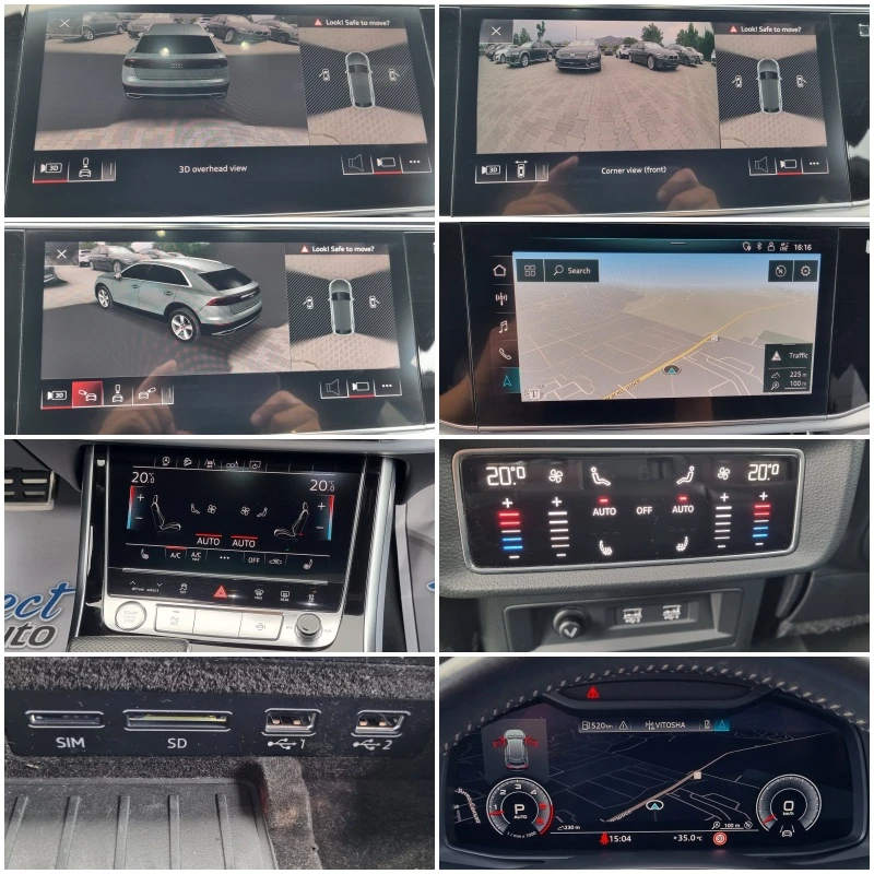 Audi Q8 50TDi= S-LINE/������� ����/360/PANO/SOFT/MATRIX/TO | Mobile.bg � ����������� 13