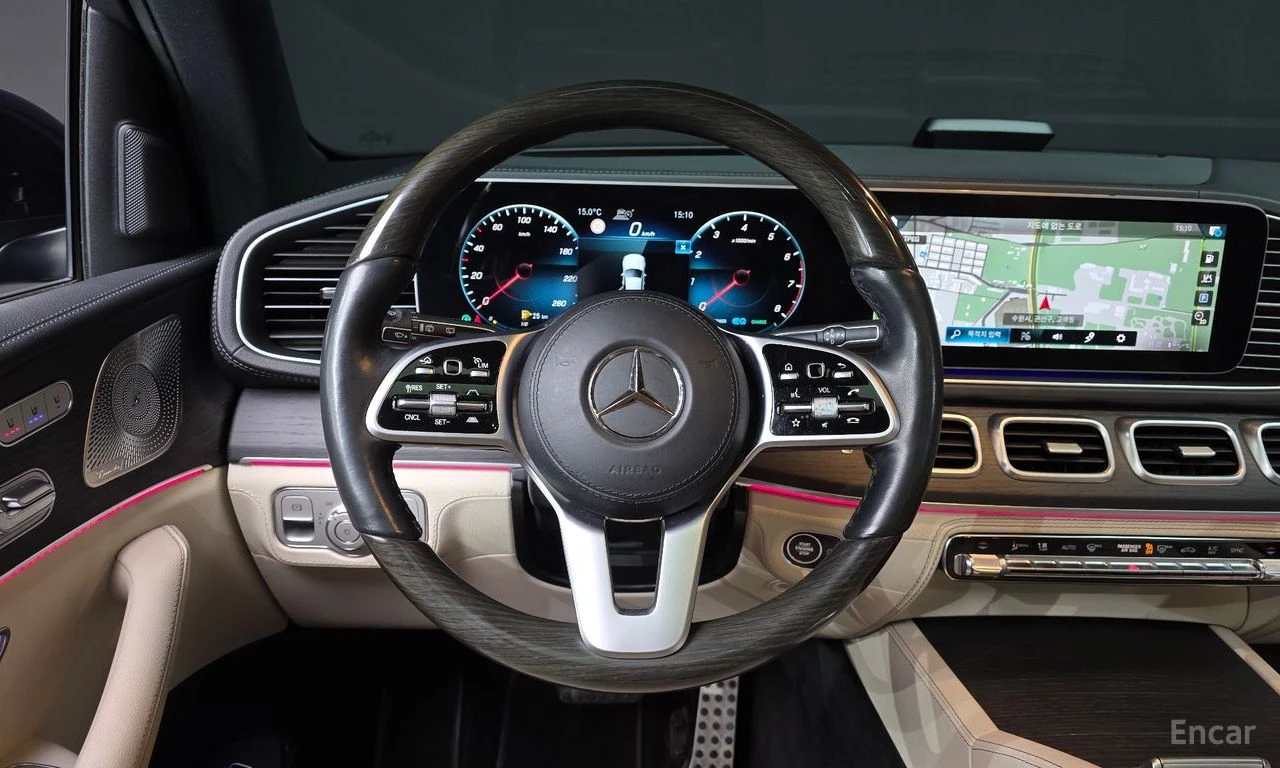 Mercedes-Benz GLS580 ХЕДЪП* BURMESTER* ПАНОРАМАx2* TBx2* FULL* , снимка 8 - Автомобили и джипове - 54427781