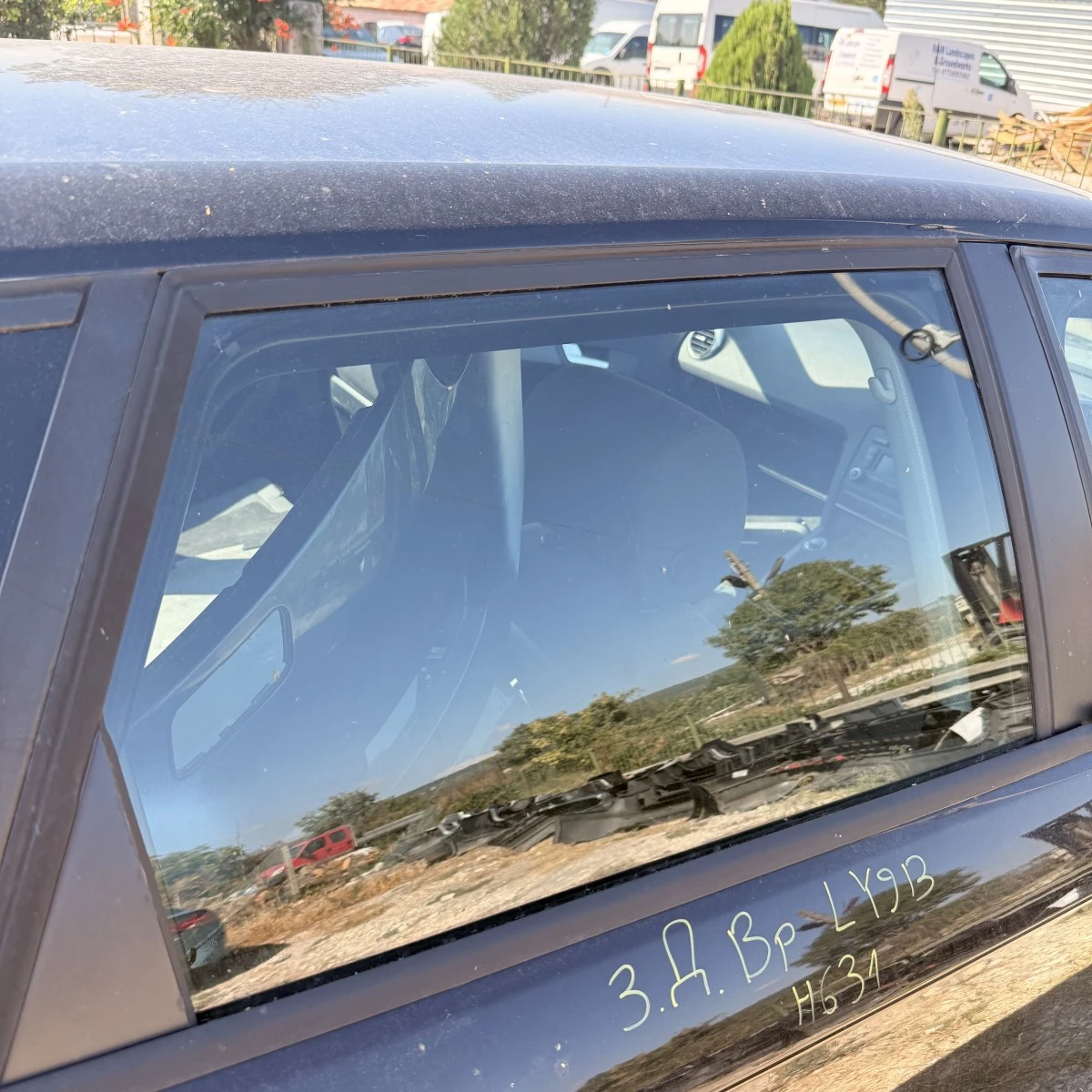 Задно дясно странично стъкло Audi a3 8p Facelift 19 BLS Ръчна 8P4845206