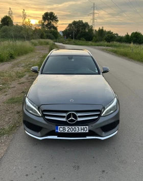 Обява за продажба на Mercedes-Benz C 220 9G/ПОДГРЕВ/AMG/AMBIENT/BLIND SPOT/KEYLESS/КАМЕРА ~26 499 лв. - изображение 2