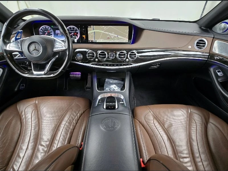 Mercedes-Benz S 63 AMG S63 AMG 4MATIC| 577к.с.| ВКЛ.ТЕХНОТЕСТ, снимка 7 - Автомобили и джипове - 55132159