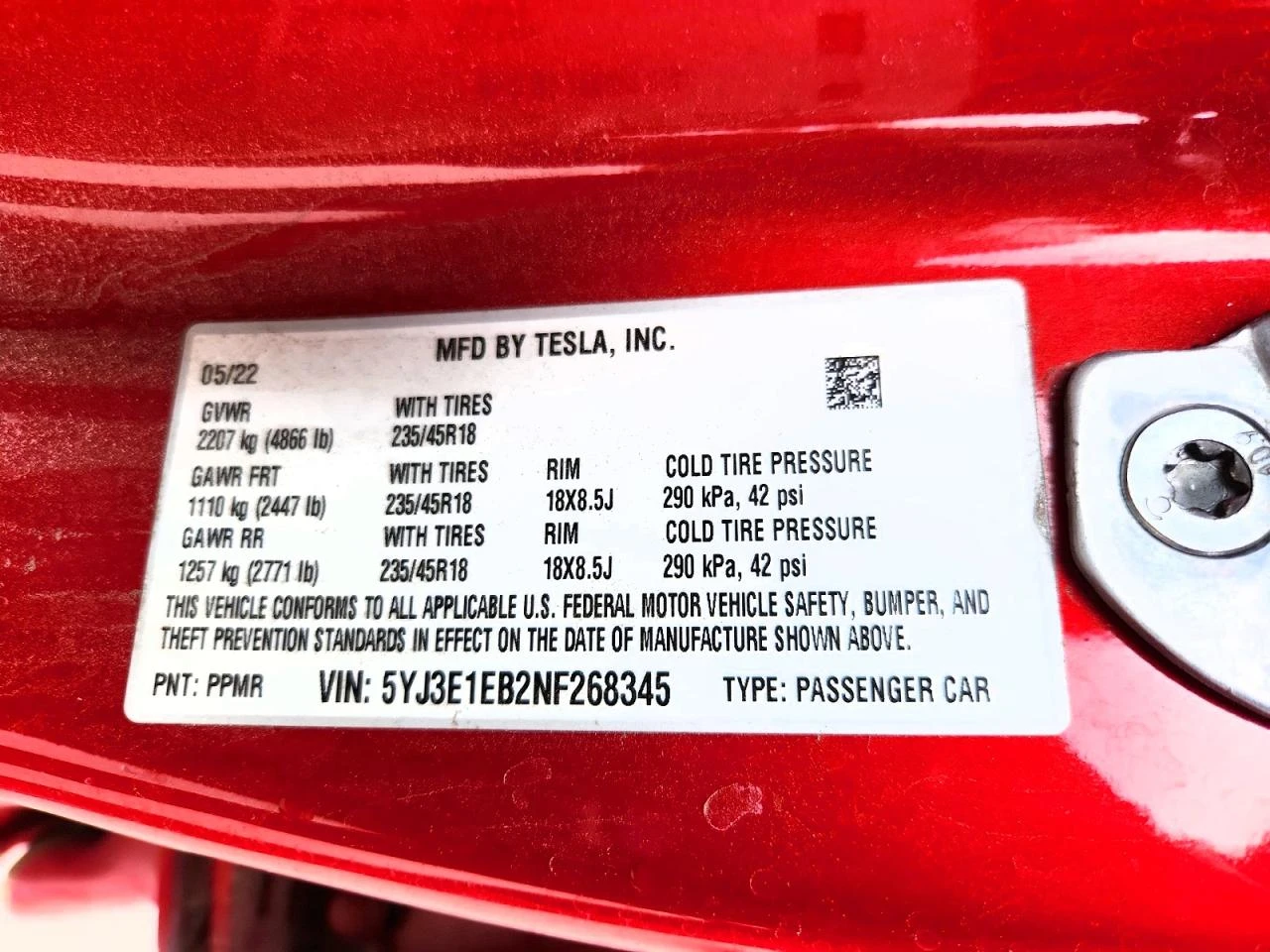 Tesla Model 3 Long Range AWD, снимка 13 - Автомобили и джипове - 54152867