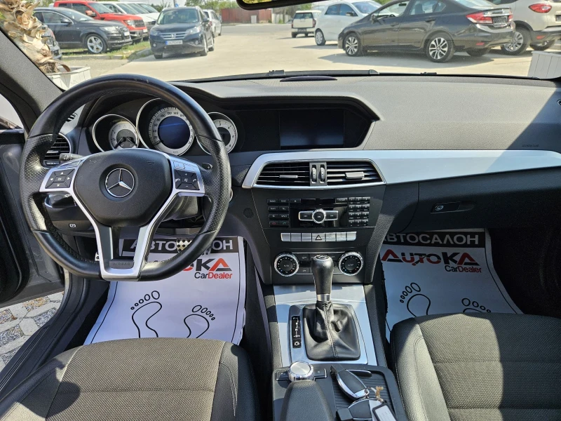 Mercedes-Benz C 250 2.2CDI-204кс= АВТОМАТ= AMG LINE= ПАНОРАМА= КСЕНОН, снимка 12 - Автомобили и джипове - 51289469