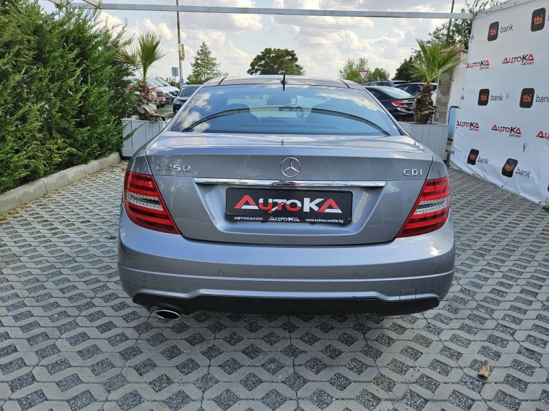 Mercedes-Benz C 250 2.2CDI-204кс= АВТОМАТ= AMG LINE= ПАНОРАМА= КСЕНОН, снимка 4 - Автомобили и джипове - 51289469
