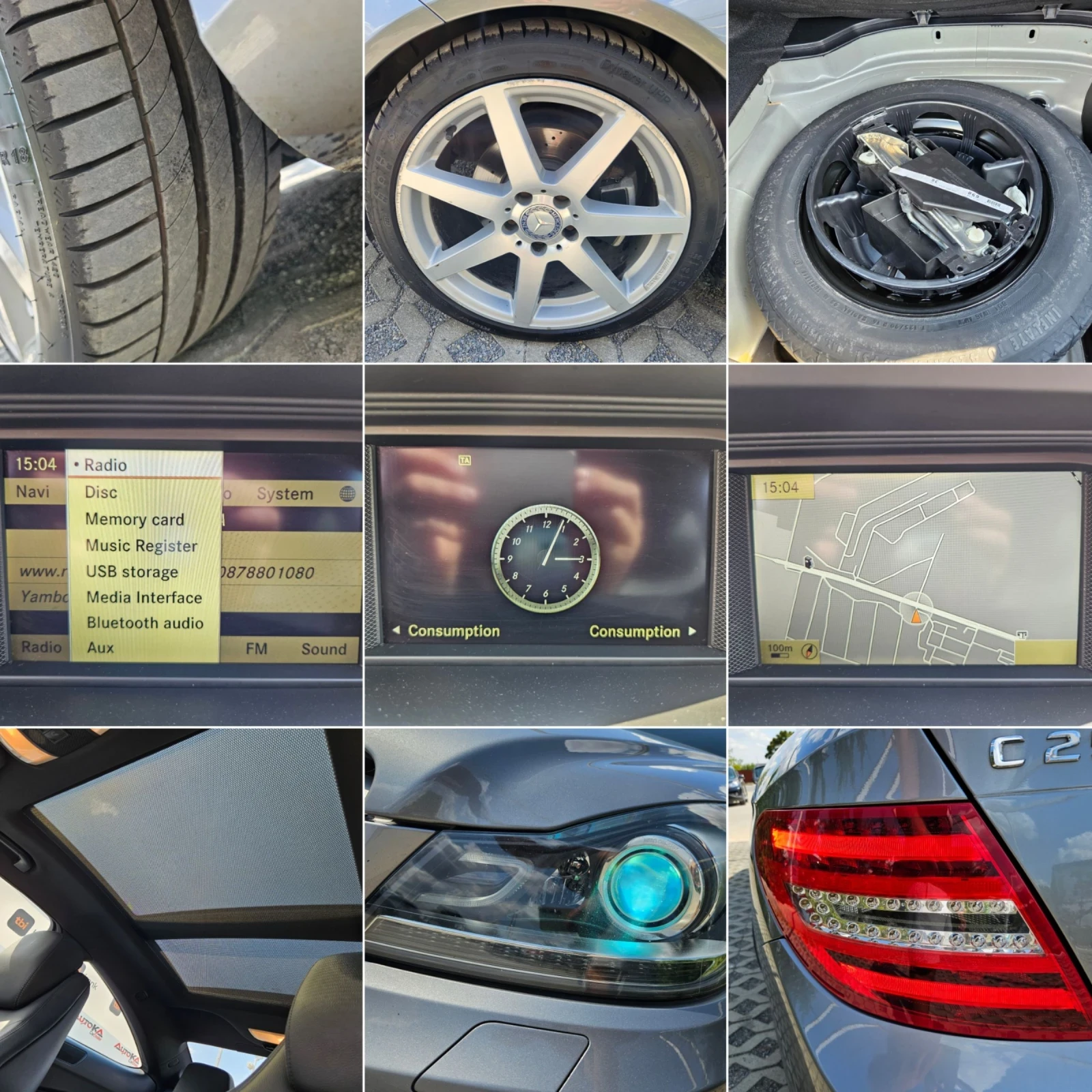 Mercedes-Benz C 250 2.2CDI-204= = AMG LINE= =  | Mobile.bg   15