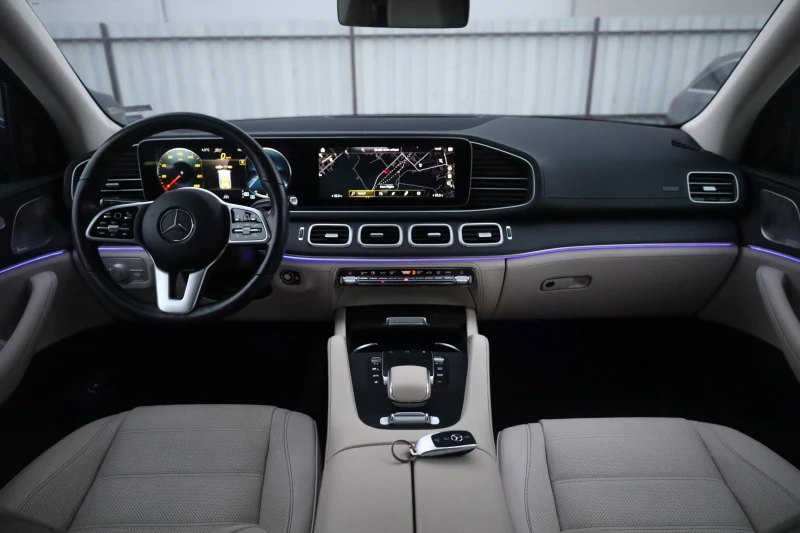 Mercedes-Benz GLE 400 d 4M AMG AIR BURM KeyGO 360 SoftClose 7М Гаранция , снимка 12 - Автомобили и джипове - 52837822