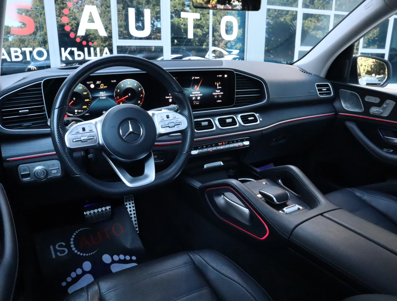 Mercedes-Benz GLS580 AMG/Burmester/HuD/Панорама/Обдухване, снимка 7 - Автомобили и джипове - 50437251