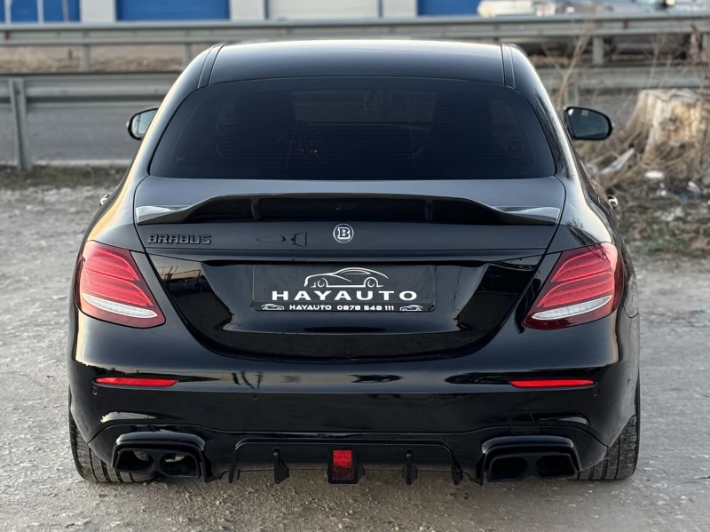 Mercedes-Benz E 220 d= BRABUS= 9G-TRONIC= BLIND SPOT= 360* КАМЕРА= , снимка 6 - Автомобили и джипове - 49441542