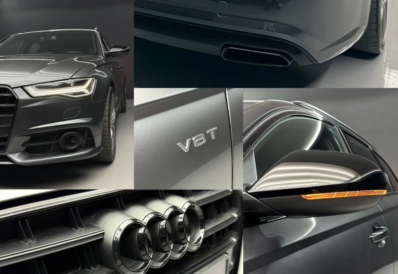 Audi A6 Competition* 326 к.с.* Matrix* Exclusive* Bose* АС, снимка 14 - Автомобили и джипове - 51121469