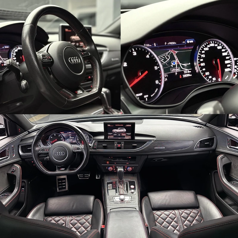Audi A6 Competition* 326 к.с.* Matrix* Exclusive* Bose* АС, снимка 7 - Автомобили и джипове - 51121469
