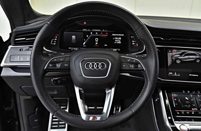 Audi SQ8 4.0 V8T B&O RS-SITZE CARBON 22-RS 360 NIG-VISION, снимка 11 - Автомобили и джипове - 52996480