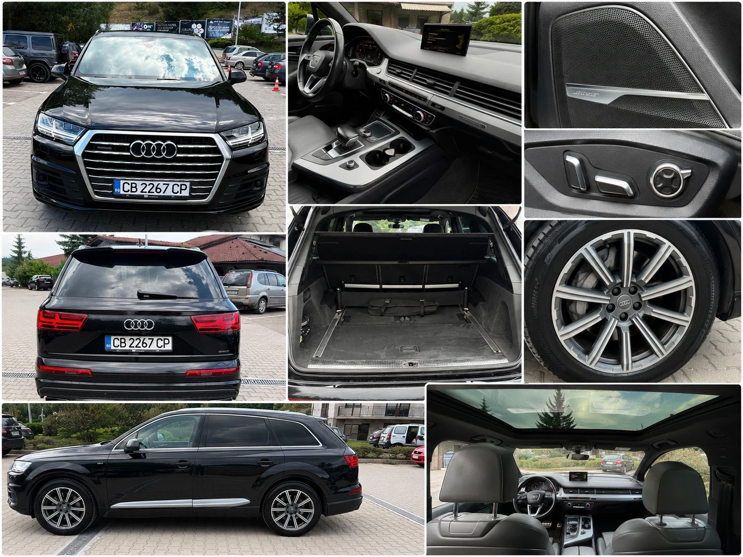 Audi Q7 ДИСТРОНИК/ПОДГРЕВ/6+ 1/3x S-line/Virtual/, снимка 14 - Автомобили и джипове - 55316408