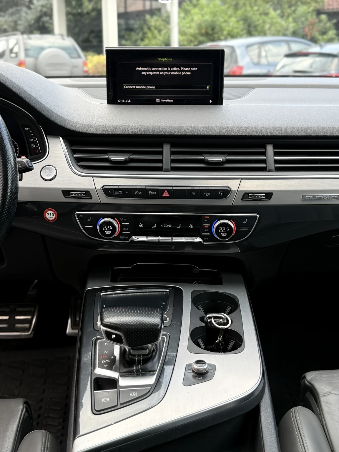 Audi Q7 ДИСТРОНИК/ПОДГРЕВ/6+ 1/3x S-line/Virtual/, снимка 13 - Автомобили и джипове - 55316408
