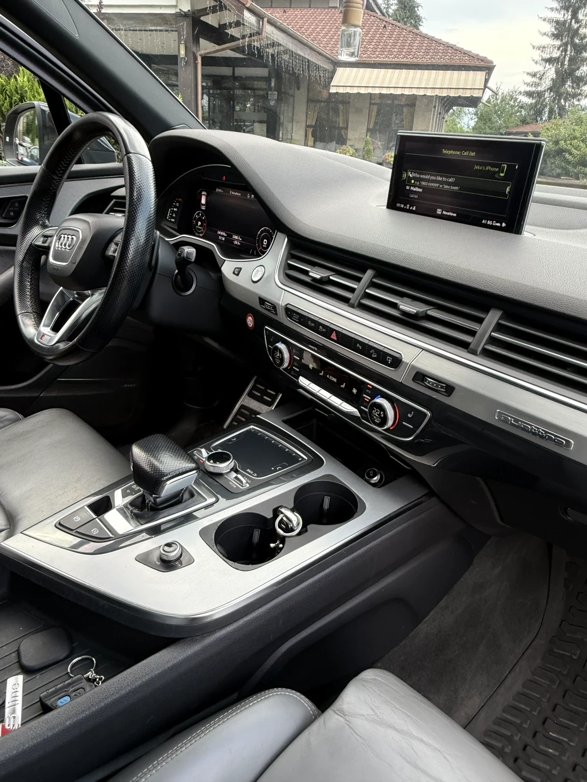 Audi Q7 ДИСТРОНИК/ПОДГРЕВ/6+ 1/3x S-line/Virtual/, снимка 3 - Автомобили и джипове - 55316408