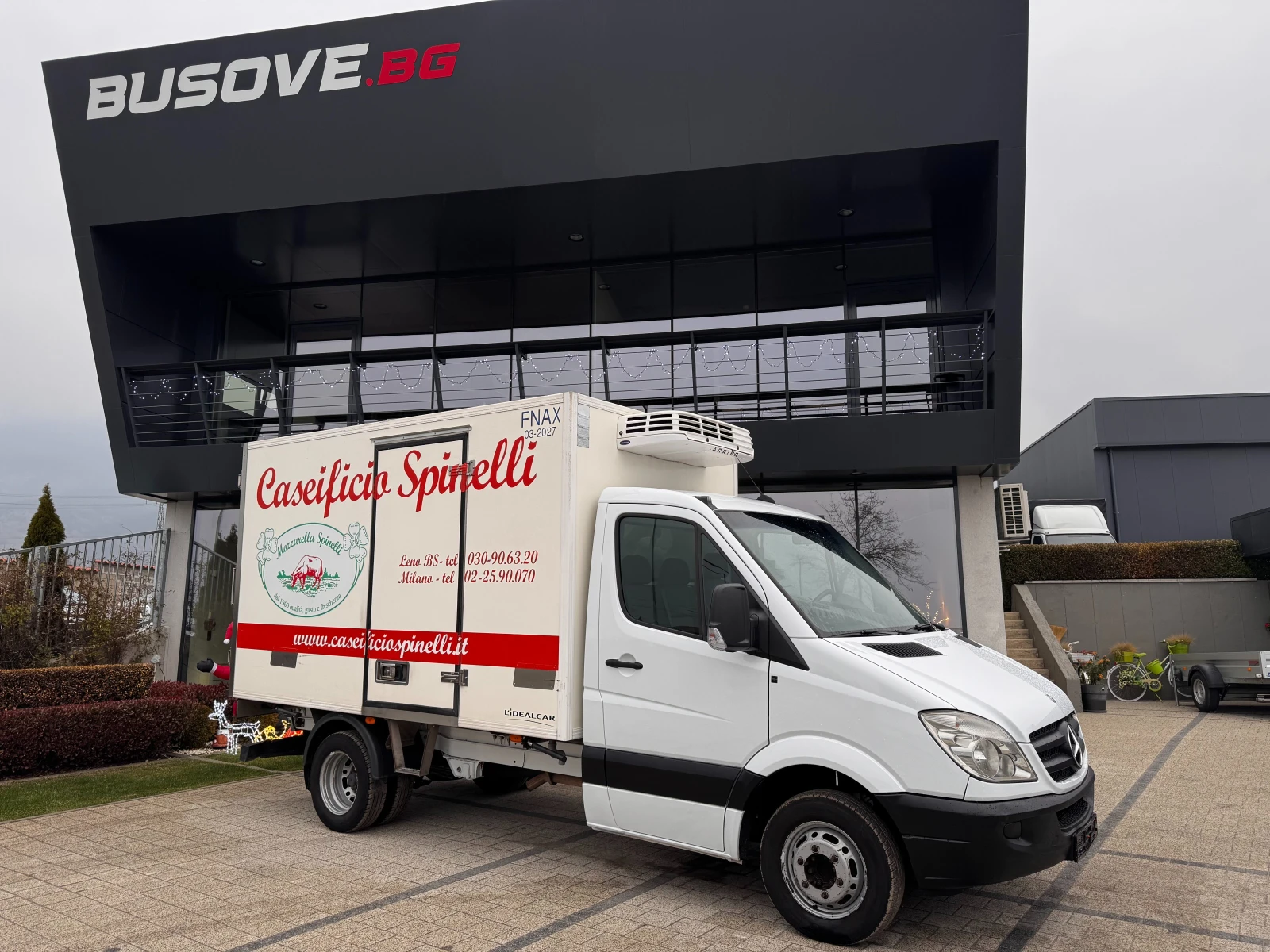 Mercedes-Benz Sprinter 413 CDI Хладилен + ток Клима 3.42м. до 3.5т., снимка 1