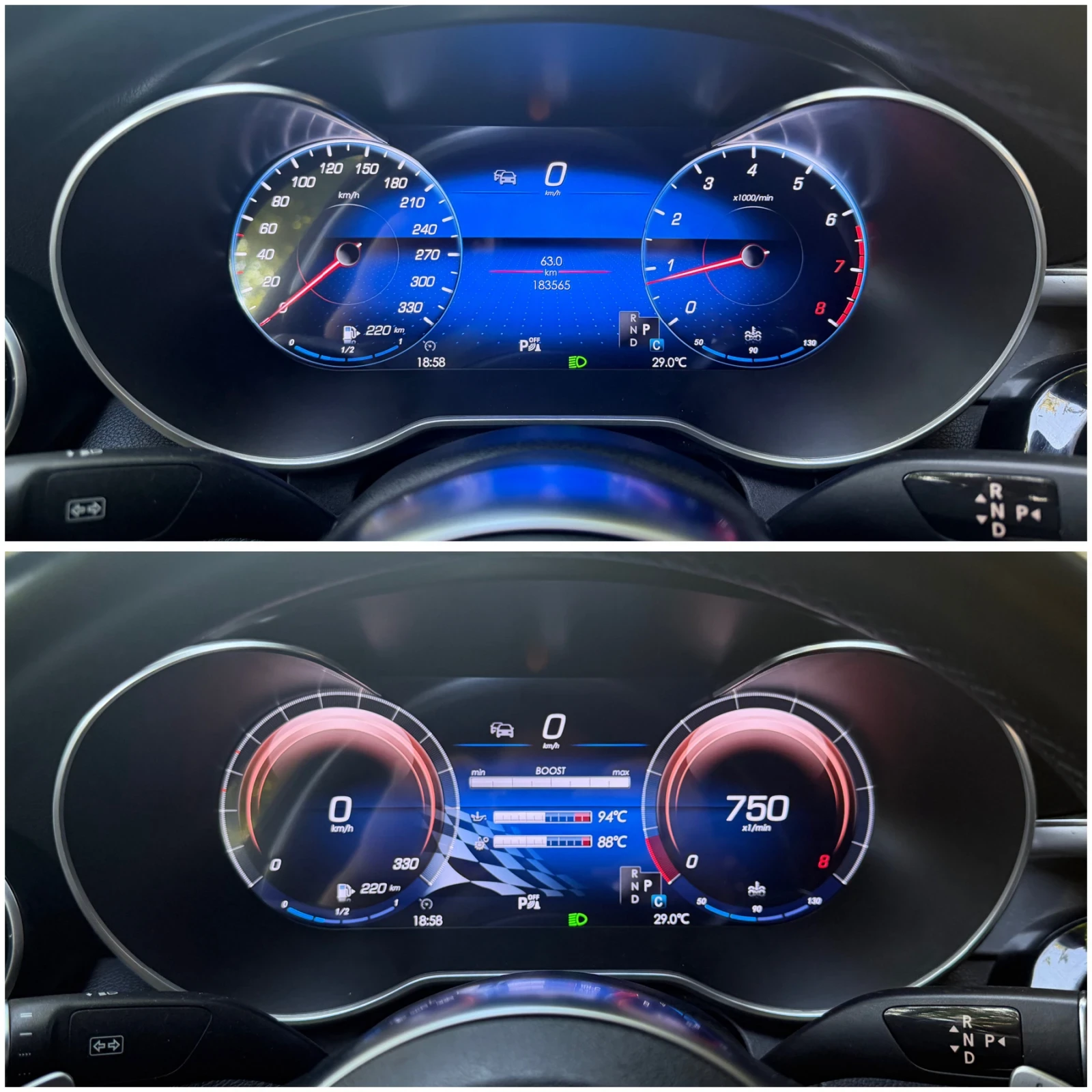 Mercedes-Benz C 220 AMG LINE/DIGITAL/CarPlay/9G-Tronic, снимка 14 - Автомобили и джипове - 55052222