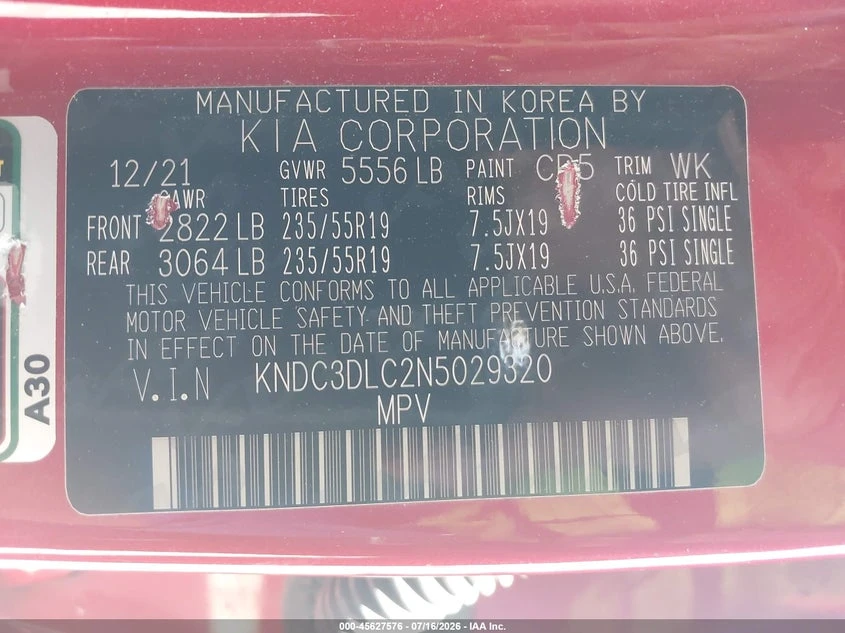 Kia EV6 Wind, снимка 9 - Автомобили и джипове - 55452447