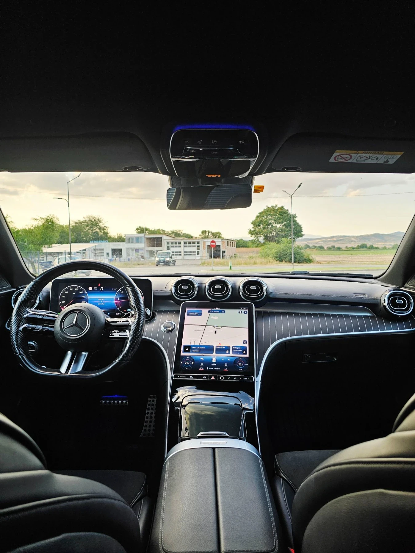 Mercedes-Benz C 220 CDI * AMG LINE * 9G * FULL LED, снимка 13 - Автомобили и джипове - 55780837