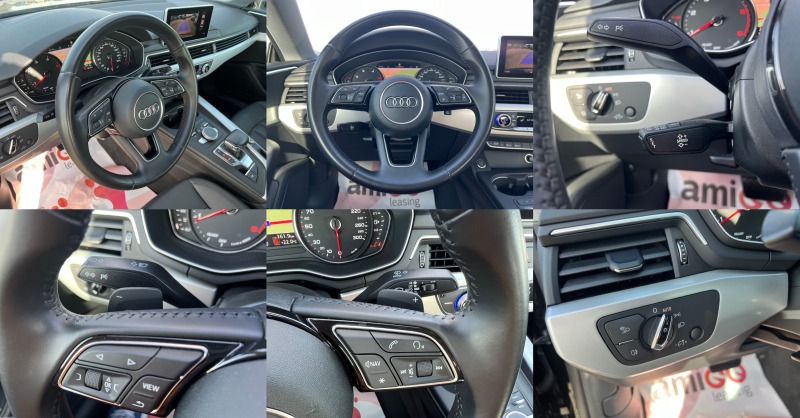 Audi A5 2.0 TDI-190 к.с. EURO 6B ЛИЗИНГ, снимка 16 - Автомобили и джипове - 45537232