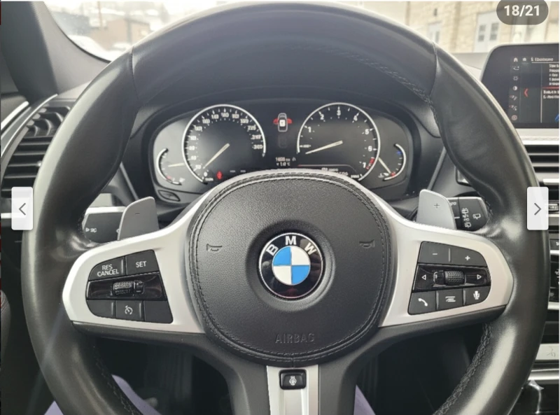 BMW X3 M* SPORT* ПОДГРЕВ* КАМЕРА* ПАНОРАМА* КЕЙЛЕС* , снимка 9 - Автомобили и джипове - 52722221