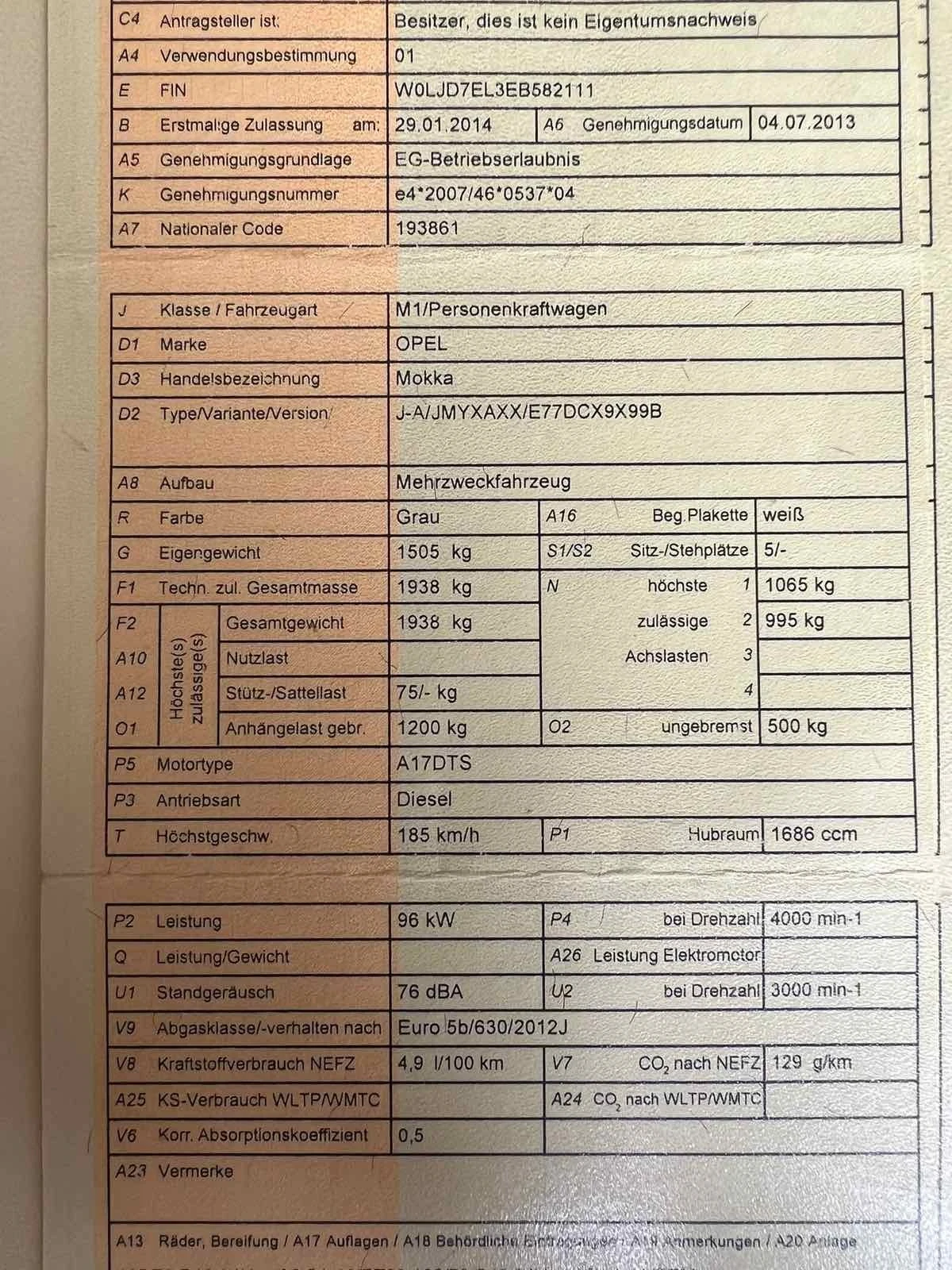 Opel Mokka 1.7 CDTi  !!! 72000!!! | Mobile.bg   17