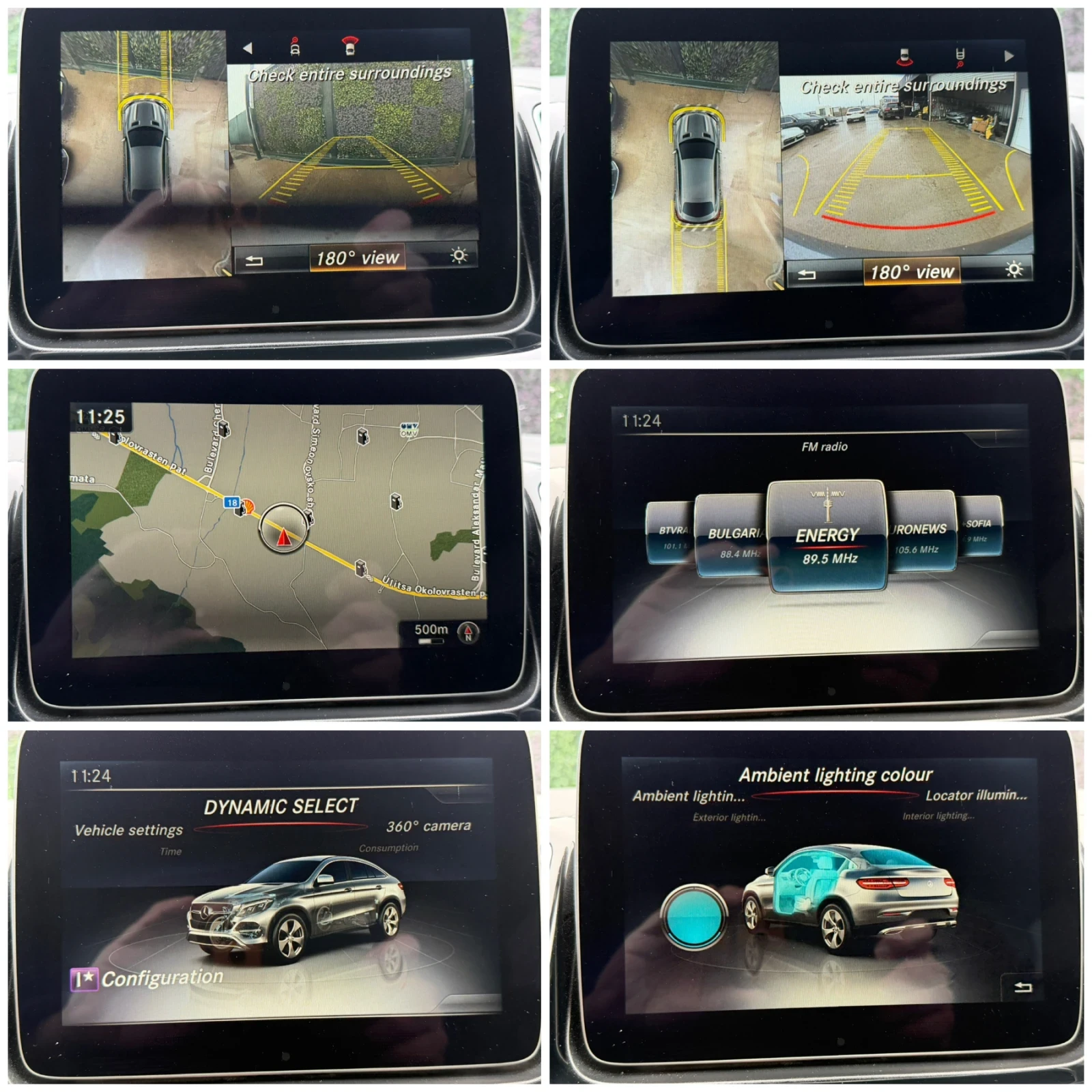 Mercedes-Benz GLE 350 AMG/LED/NAVI/CAM360/KEYLESS GO/�������� ������ | Mobile.bg � ����������� 14