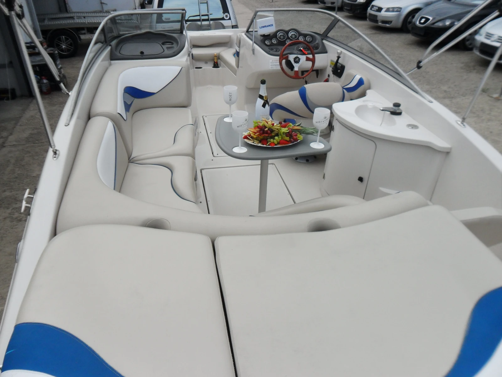 Лодка Sugar Sand OASIS-250-OPTI-MAX, снимка 14 - Воден транспорт - 55010425