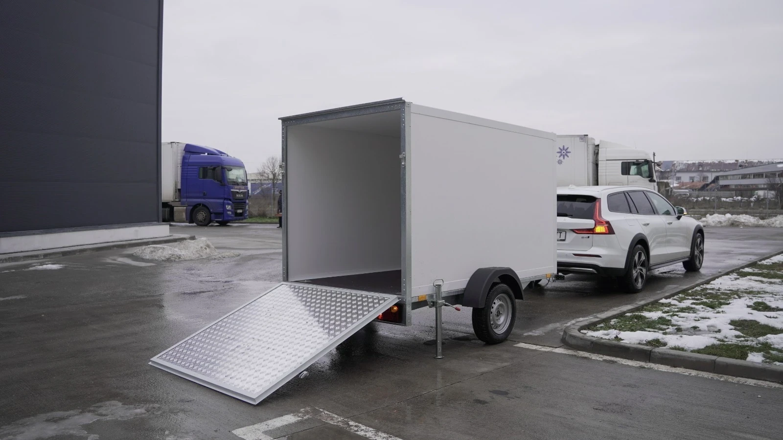 За автомобил Agados Ремарке фургон 206х114х120, снимка 2 - Ремаркета - 54123783