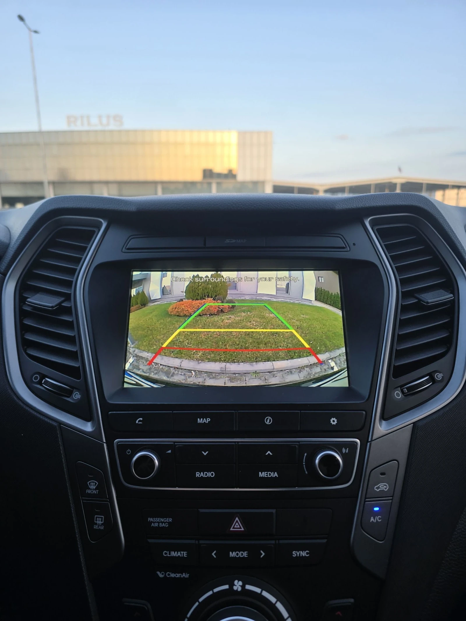 Hyundai Santa fe 2.2CRDI 4WD.Facelift.7�����.Keyless.���������. | Mobile.bg � ����������� 10