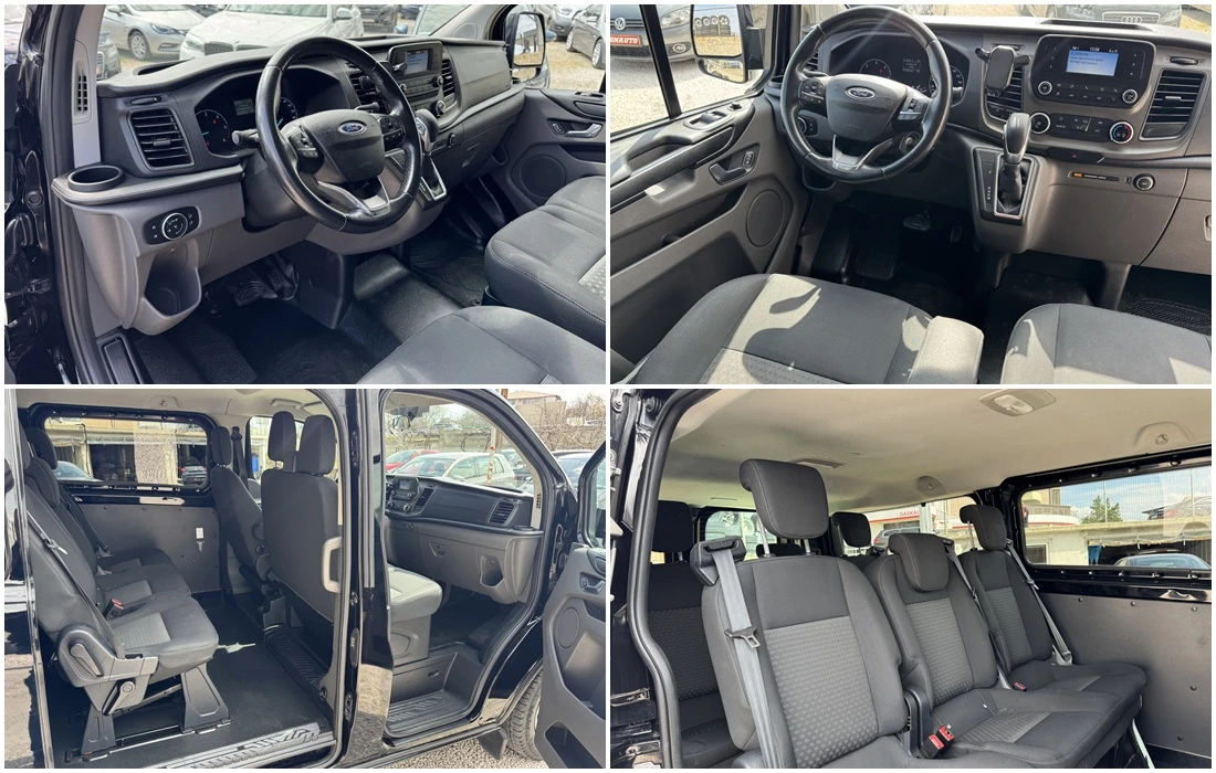 Ford Transit Custom АВТОМАТ-ОБСЛУЖЕН, снимка 14 - Бусове и автобуси - 52876325