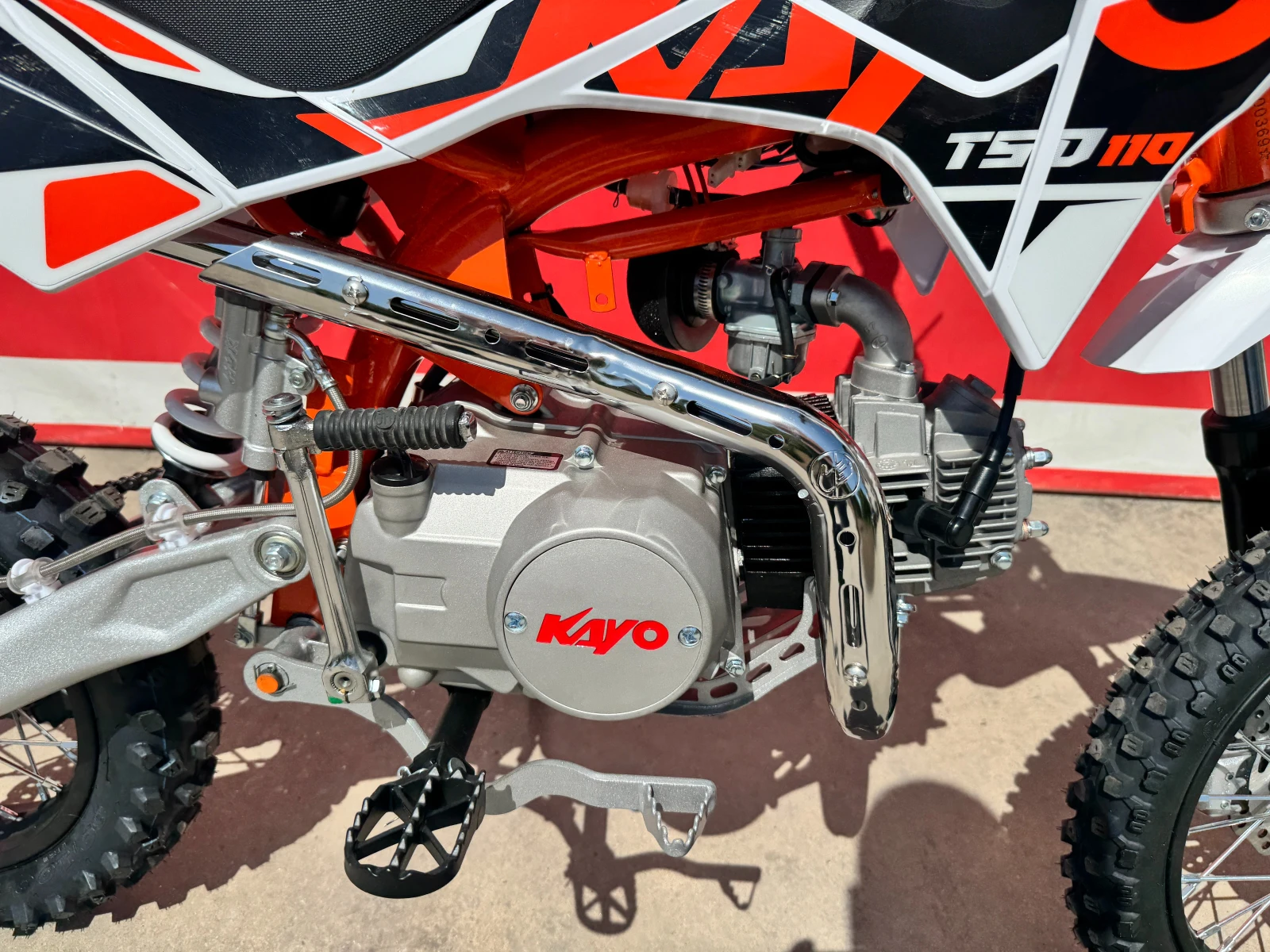 Kayo Moto Kayo Moto TSD110 Детски Кросов Мотор, снимка 4 - Мотоциклети и мототехника - 54701850
