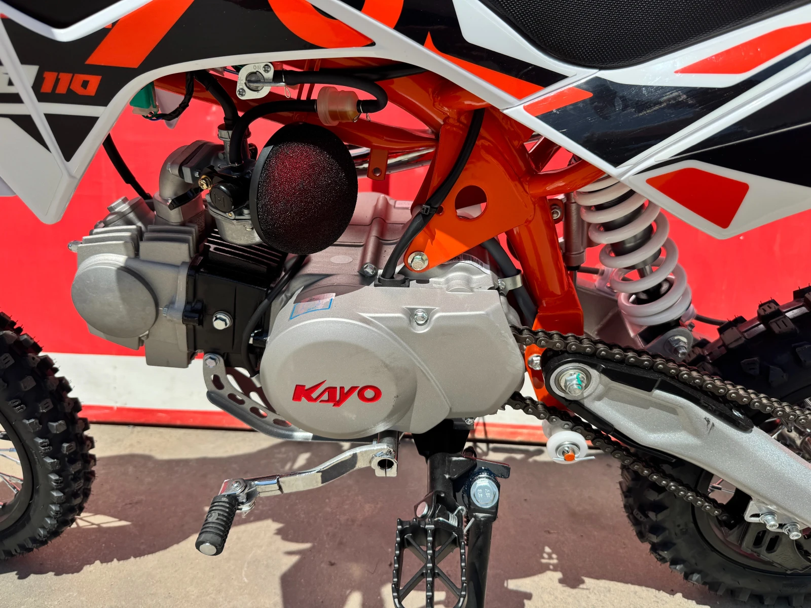 Kayo Moto Kayo Moto TSD110 Детски Кросов Мотор, снимка 11 - Мотоциклети и мототехника - 54701850